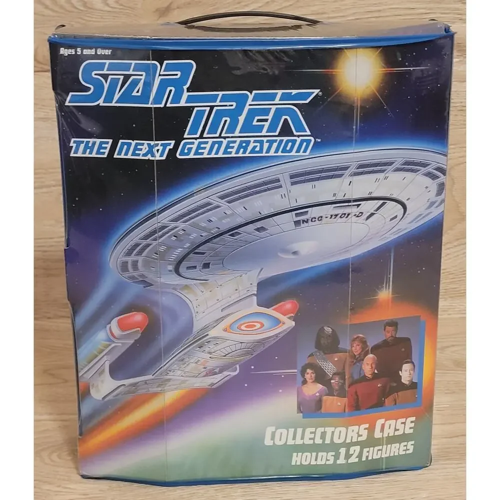 Collectors Case Star Trek The Next Generation 1993 Tara Toy Figure Storage Case